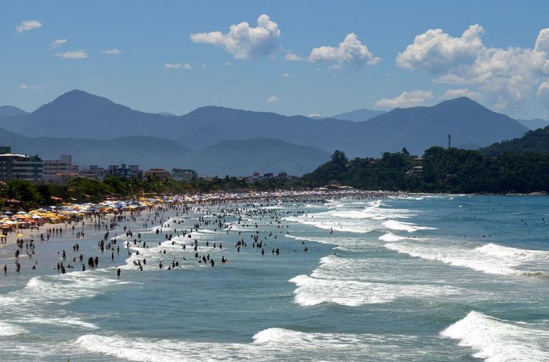 Casa Temporada Ubatuba Villa Bagian luar foto